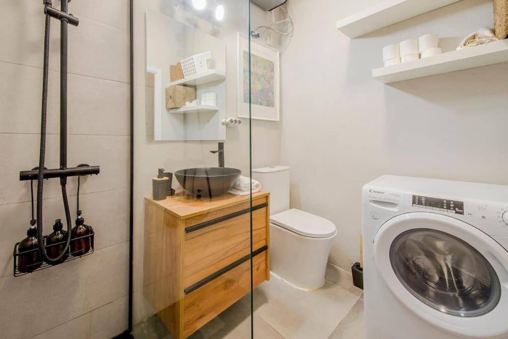 마드리드 Cool Deluxe Interior Design A 2 Min De Gran Via 아파트 외부 사진