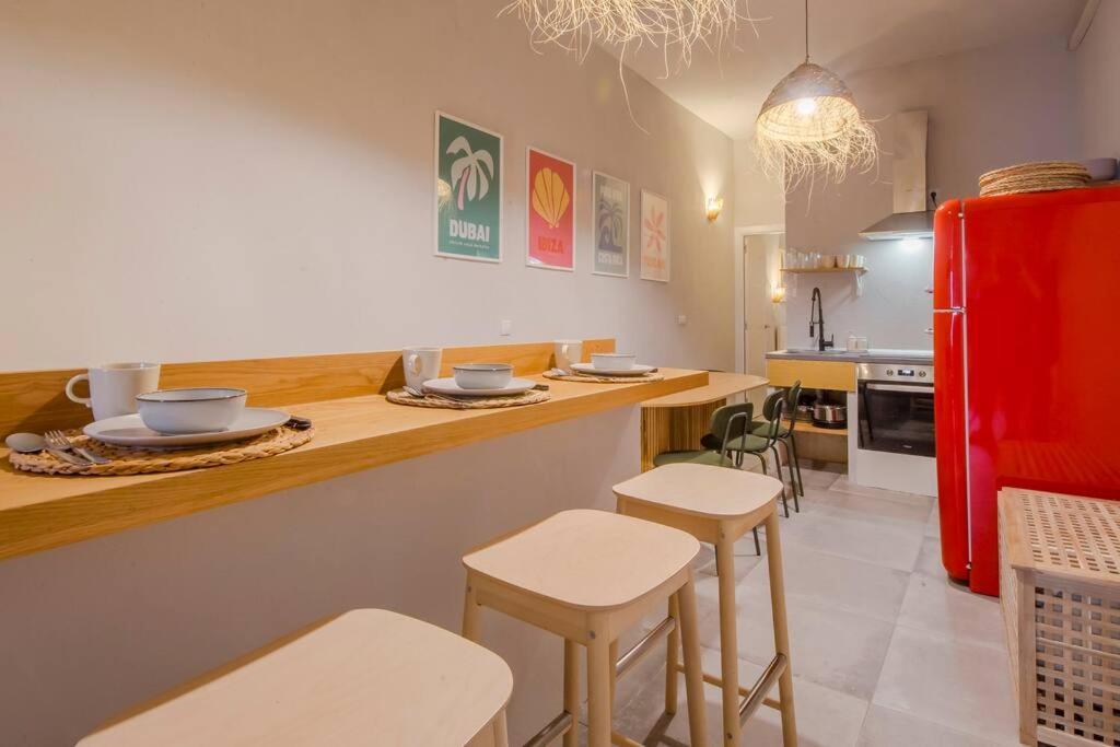 마드리드 Cool Deluxe Interior Design A 2 Min De Gran Via 아파트 외부 사진
